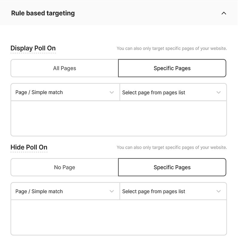 Set Your Targeting Options