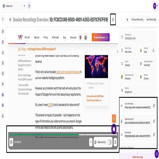 Session Recordings Updates