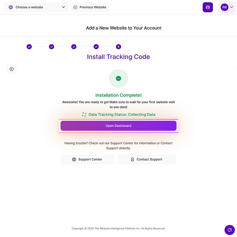installation complete