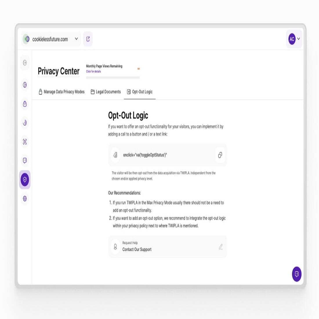 TWIPLA kochsicherer Datenschutz Mittelansicht