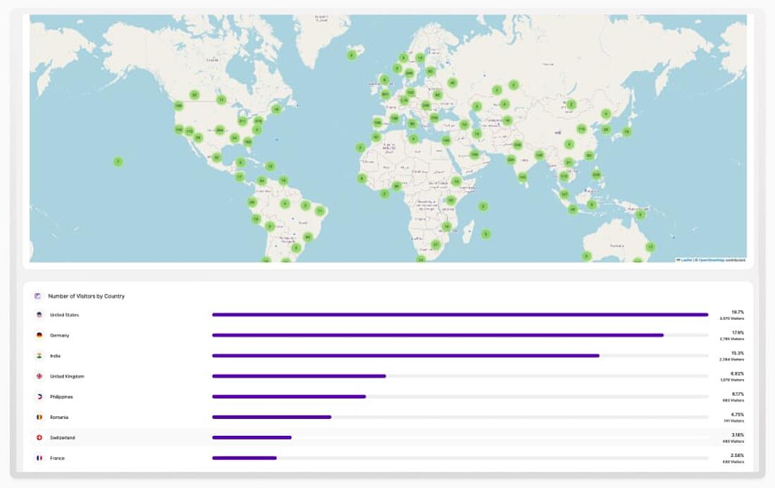 International report example