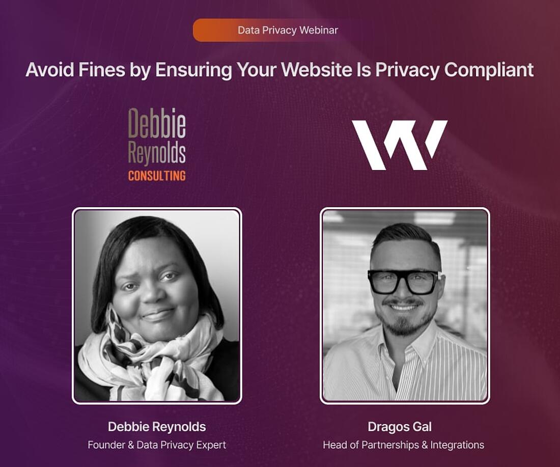 Data privacy webinar avoiding website fines