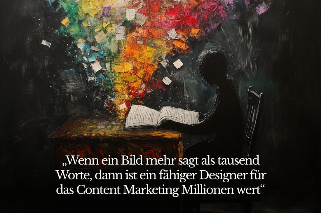 Grafische Bedeutung des Content-Marketing-Designers