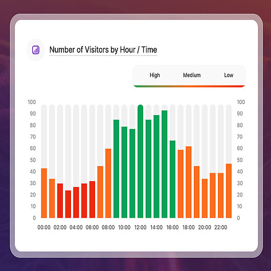 TWIPLA delivers traffic and visitor insights from every angle, offering accurate, real-time guidance for website improvements. TWIPLA's website time of traffic visit insights