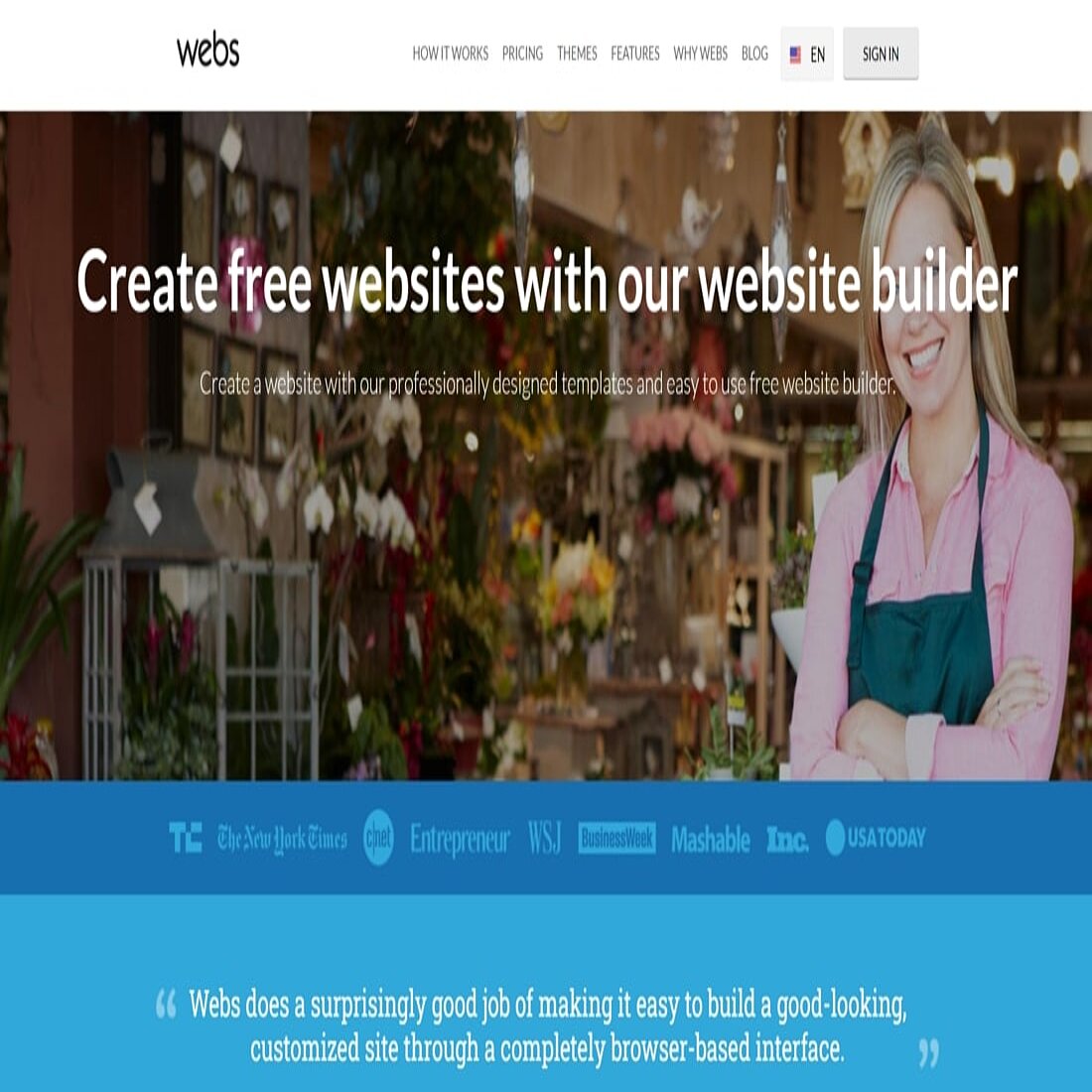 wir webs website builder