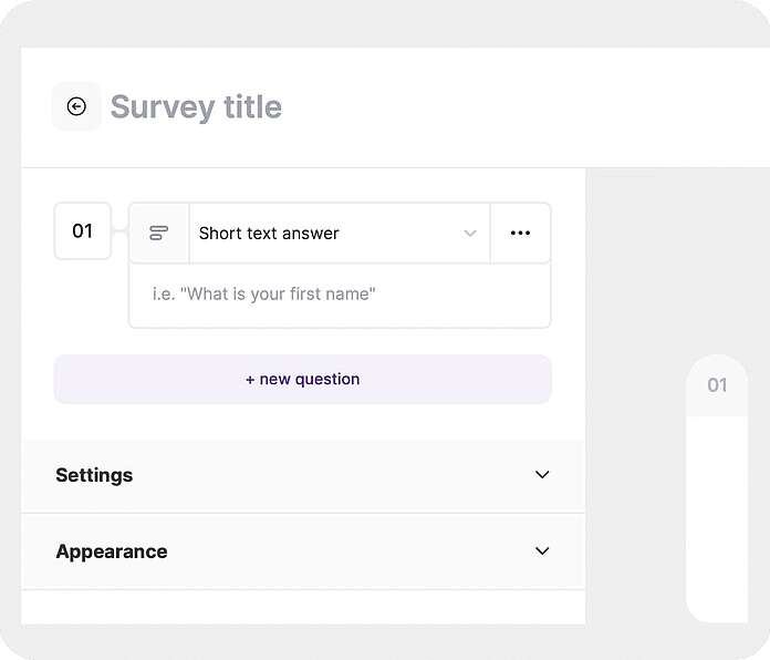 Surveys - easy to use tool - TWIPLA Website Intelligence