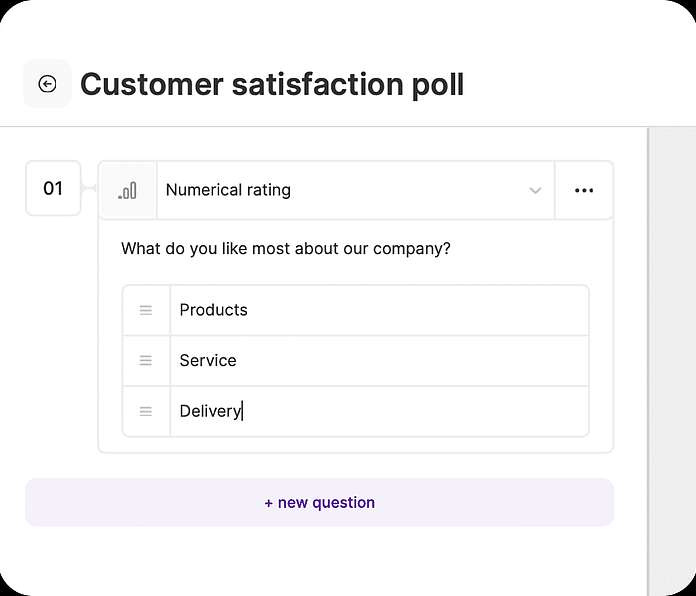 Polls - user-friendly - TWIPLA Website Intelligence