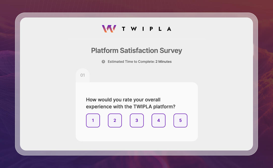 TWIPLA's customer satisfaction survey