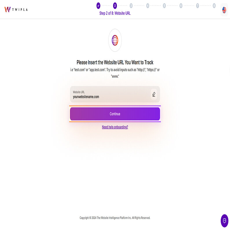 insert your website url