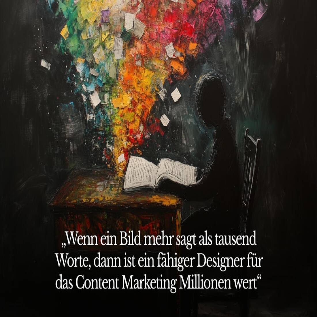 Grafische Bedeutung des Content-Marketing-Designers