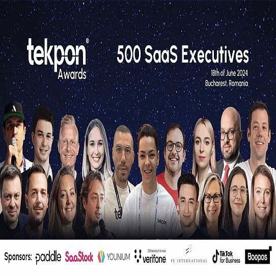 Tekpon Awards 2024 event advertisement