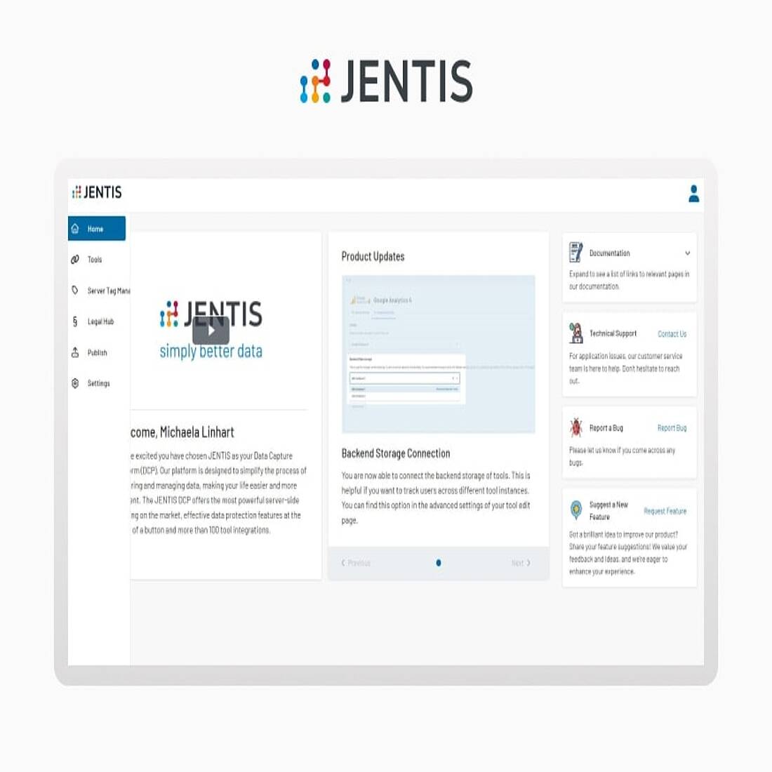 JENTIS Schnittstelle zur kochfreien Tracking-Plattform