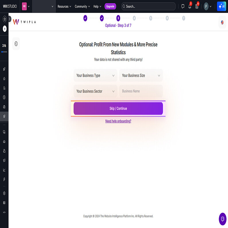 Share Your Business Information