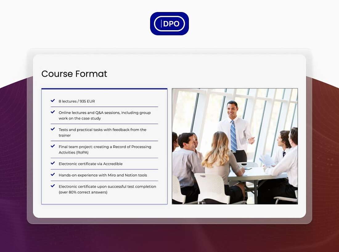 DP Group data privacy training course