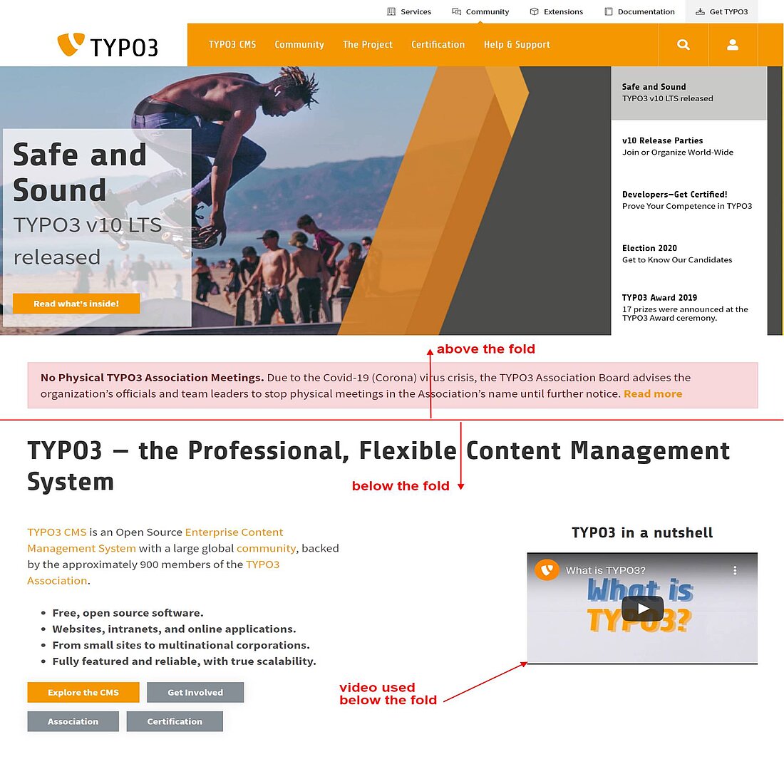 Elements above and below the fold influence page speed Elements above and below the fold influence page speed