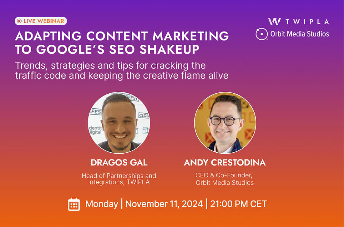 Webinar Andy Crestodina Anpassung des Content-Marketings an den neuen Algorithmus von Google