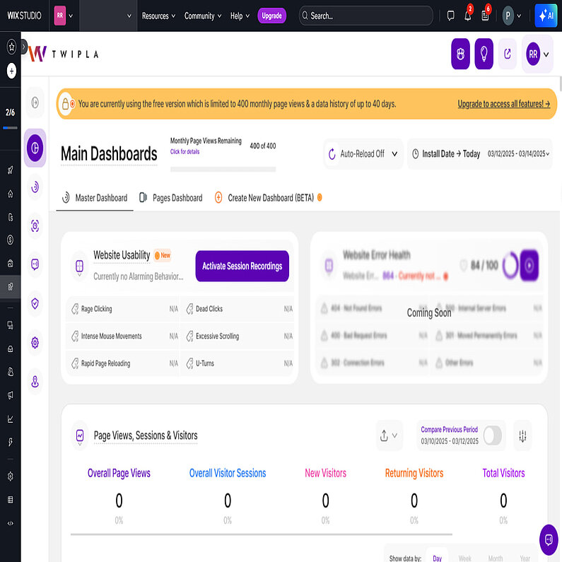 Unveiling Your Main Dashboards