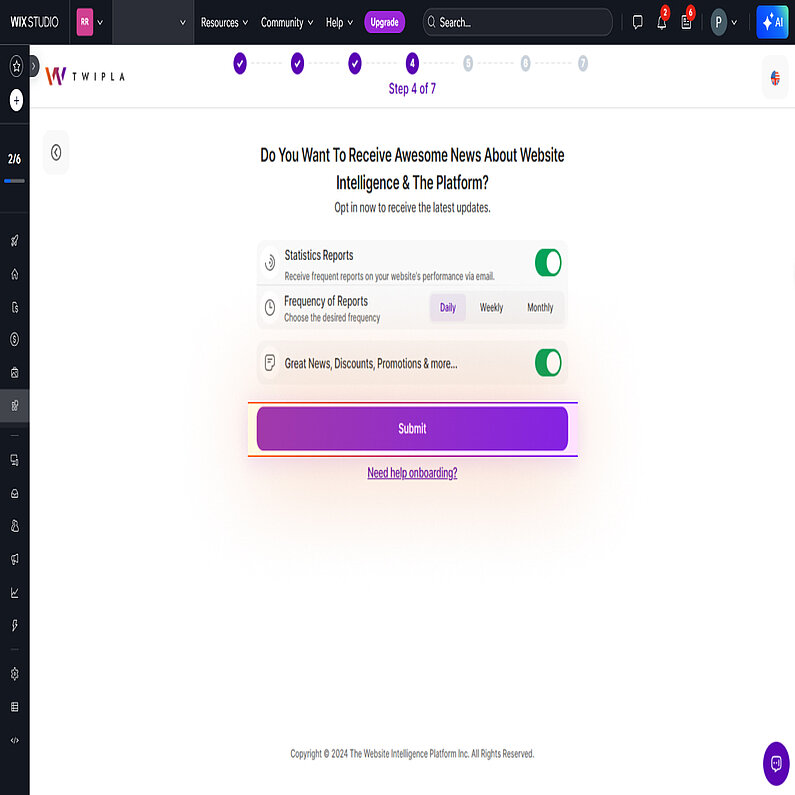 Adjust Notification Options