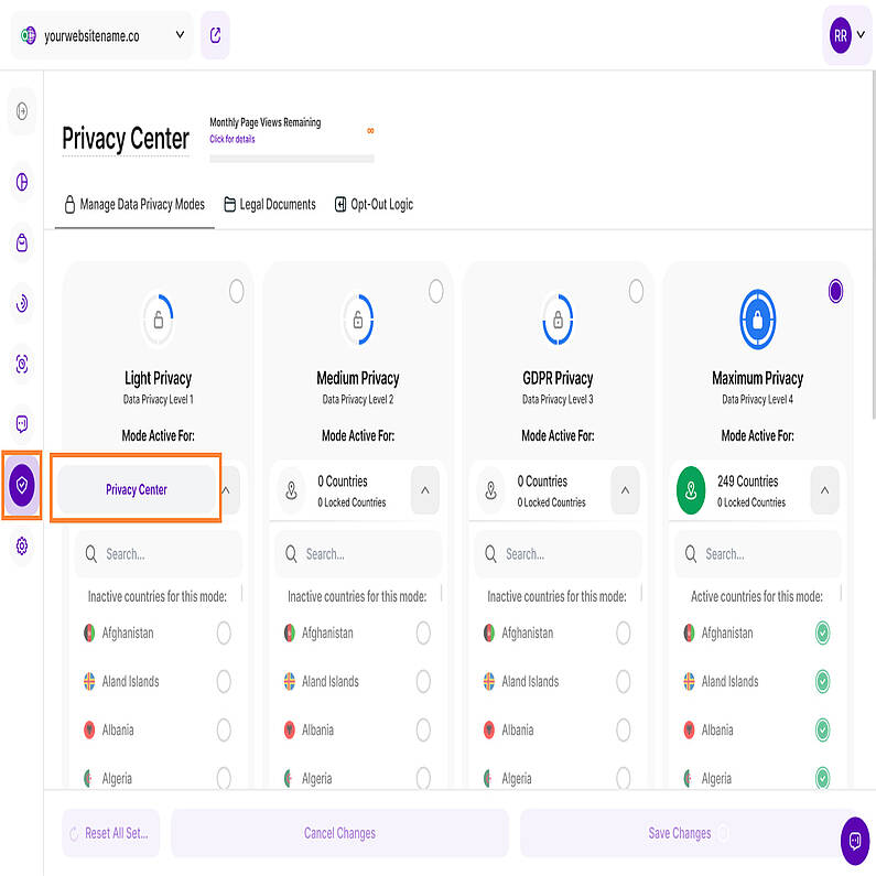 Choose the Right Privacy Settings for Your Website