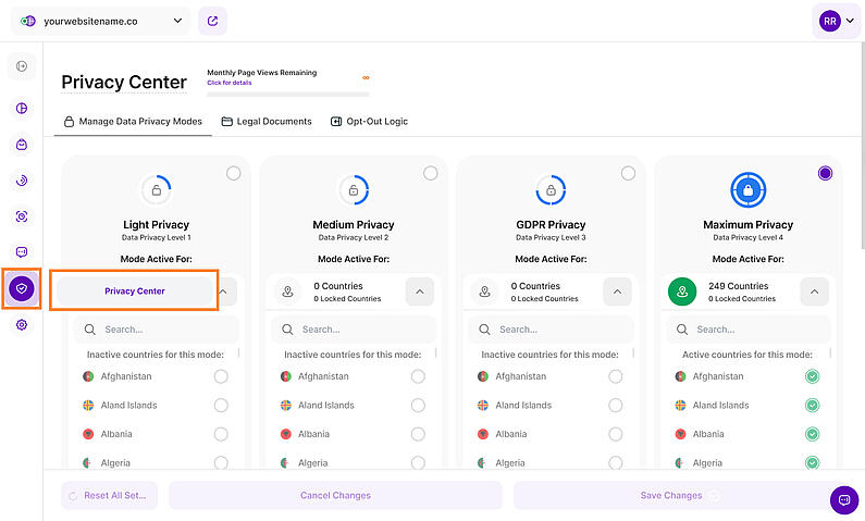 Choose the Right Privacy Settings for Your Website