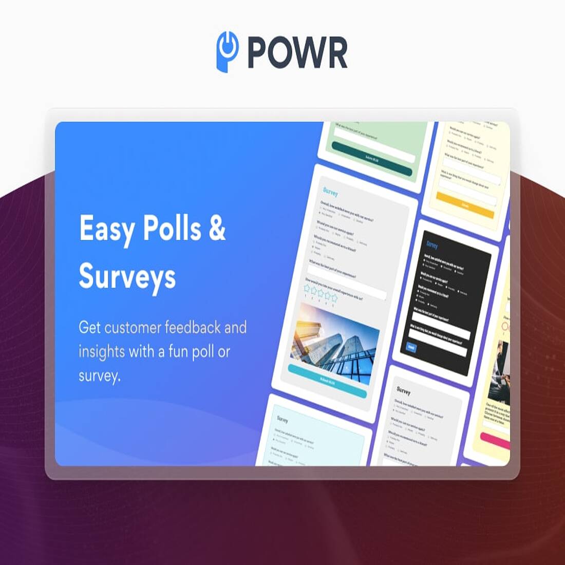 Grafische Wix-Plugins Easy Polls & Umfragen