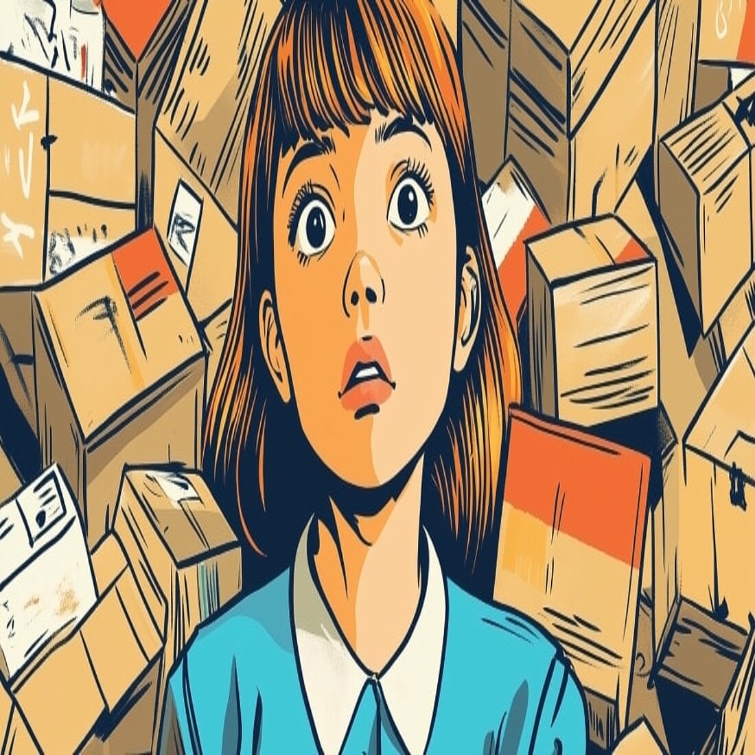 Nutzen Sie Customer Journey-Analysen, um herauszufinden, wie Sie den NPS-Wert Ihres Unternehmens steigern können. Grafische Darstellung eines überlasteten Kundenserviceteams