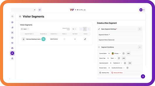 TWIPLA - new visitor segmentation - privacy-perfect website intelligence