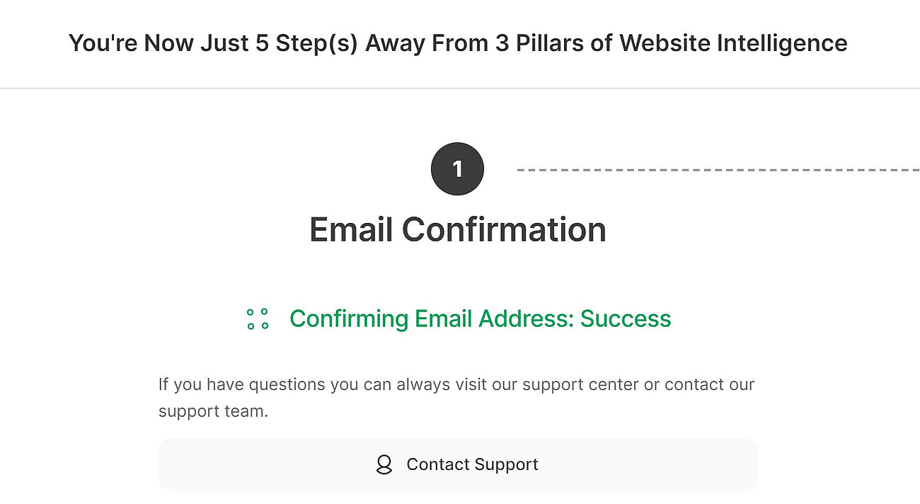Standalone - Email Confirmation