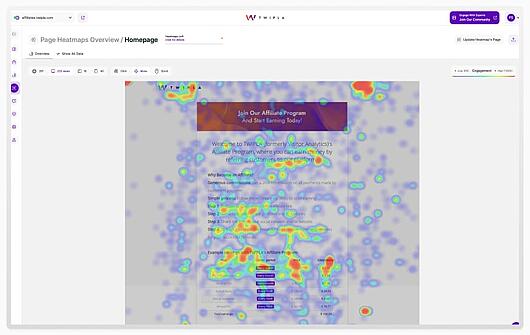 Beispiel für eine Heatmap der Cursorreise aus TWIPLA