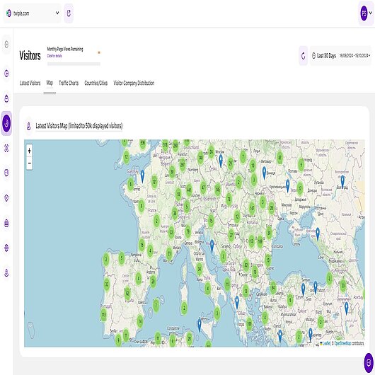 Latest Visitors Map Limit Latest Visitors Map Limit