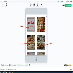 Lucky Orange Klick-Heatmap mit wenigen Interaktionen Lucky Orange Klick-Heatmap mit wenigen Interaktionen