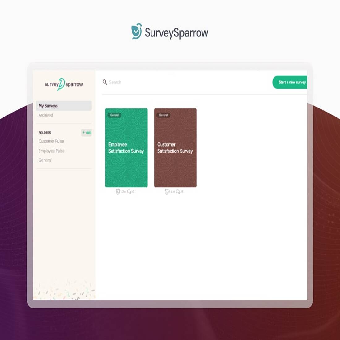 SurveySparrow interface