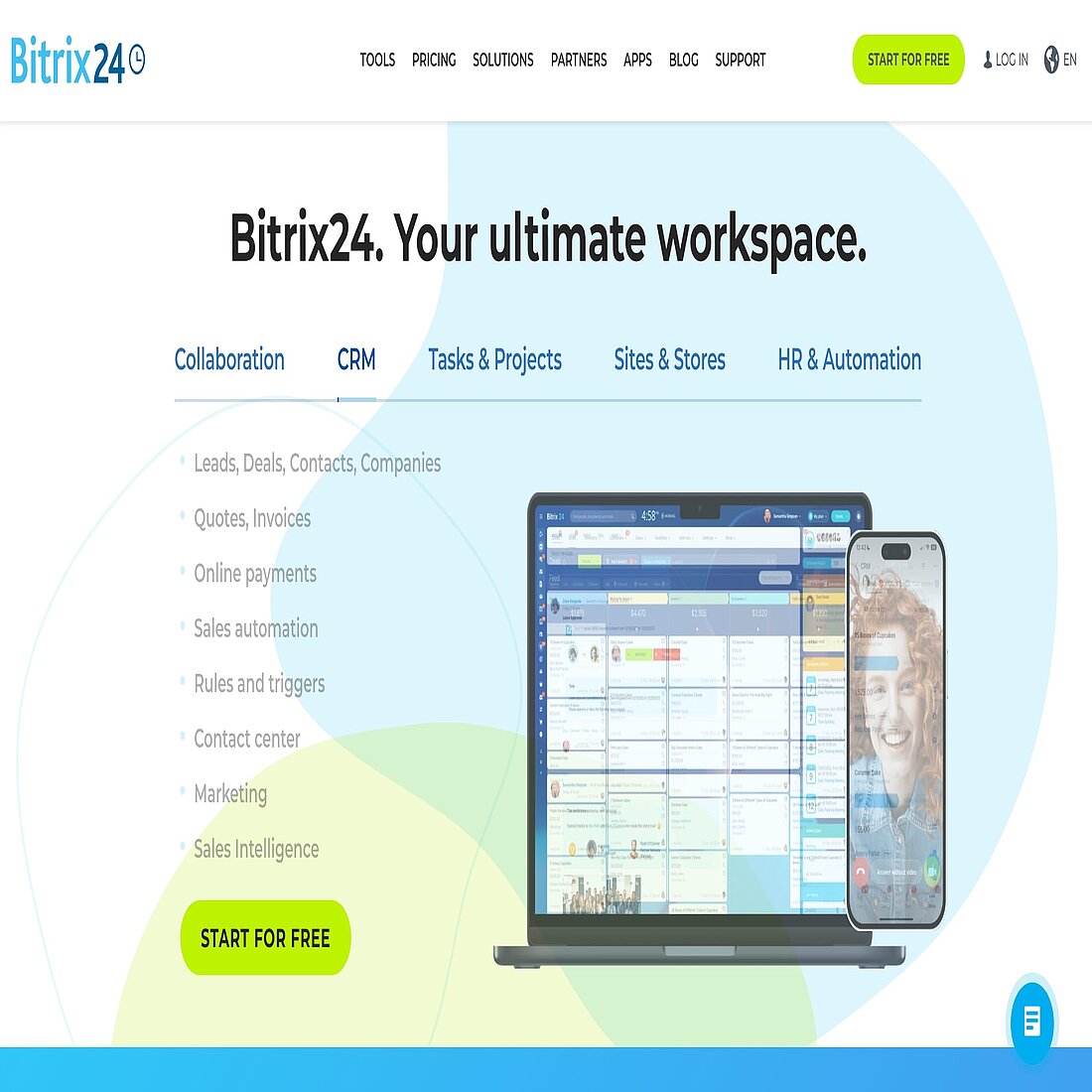 Wir Bitrix 24 Website Builder