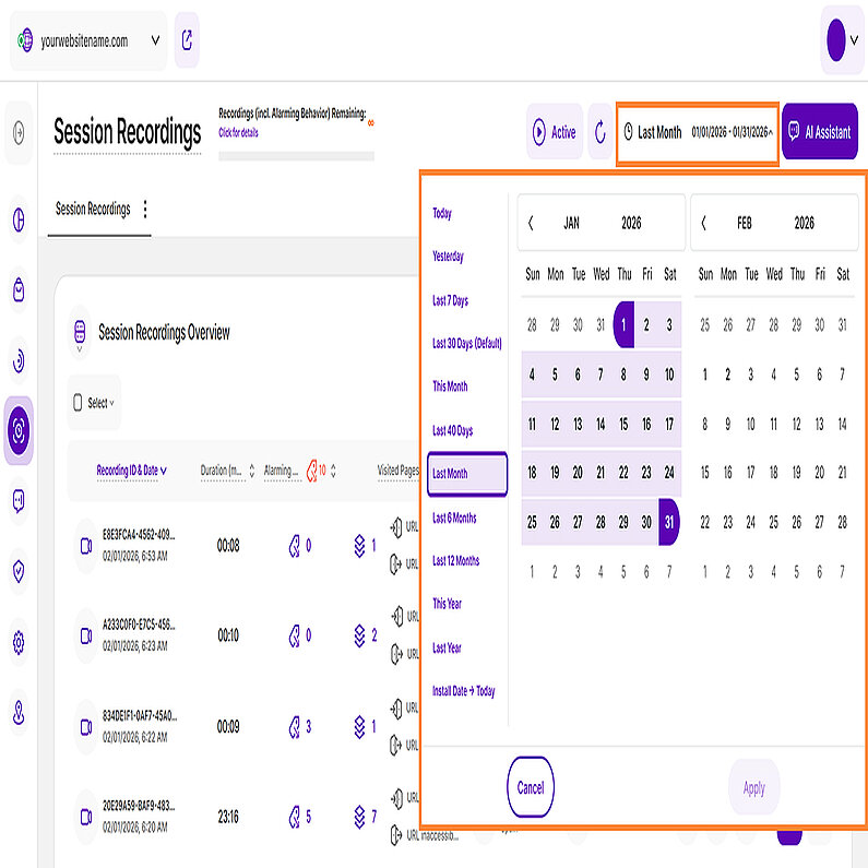 Datum-Auswahl Datum-Auswahl
