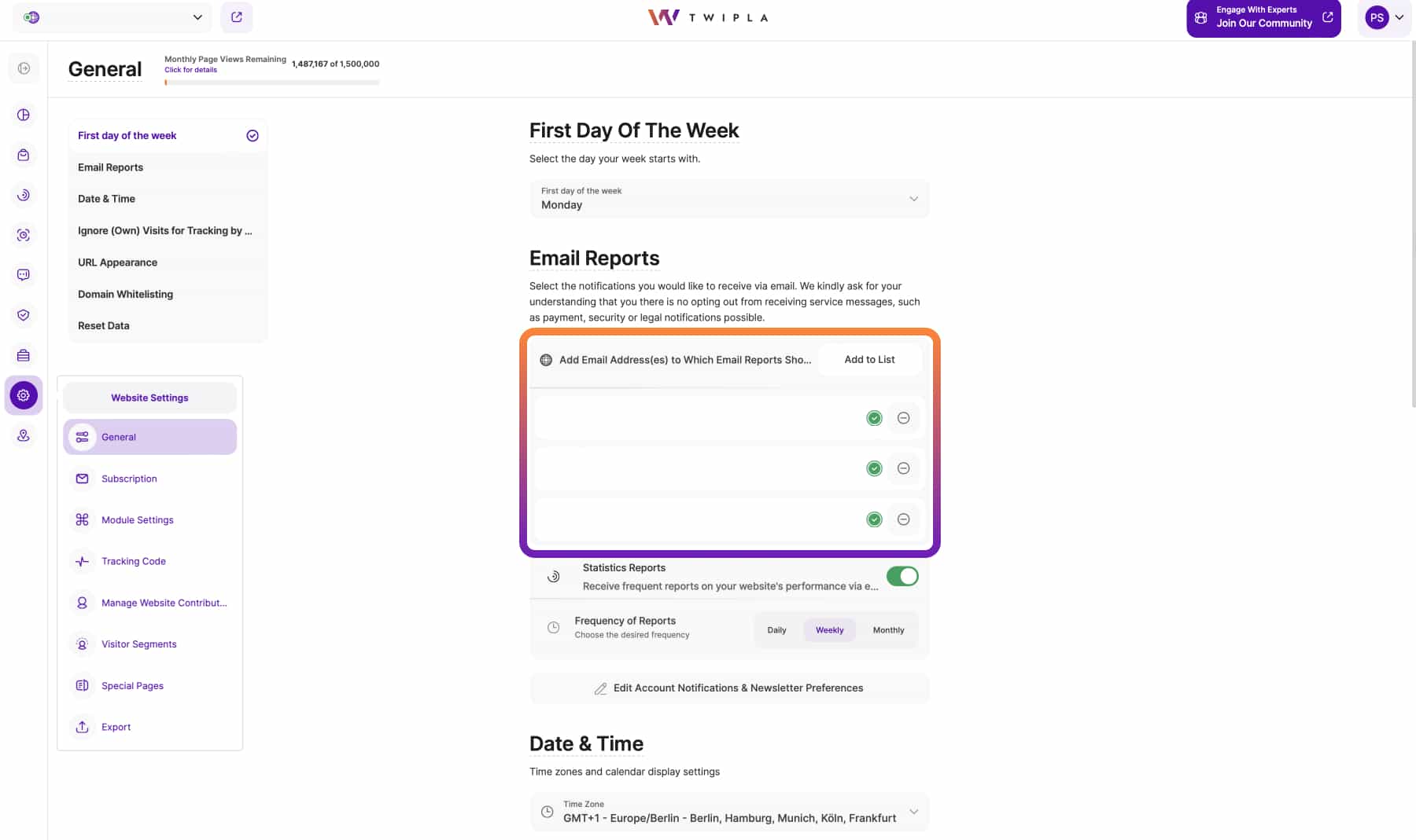 Multiple report subscribers Multiple report subscribers